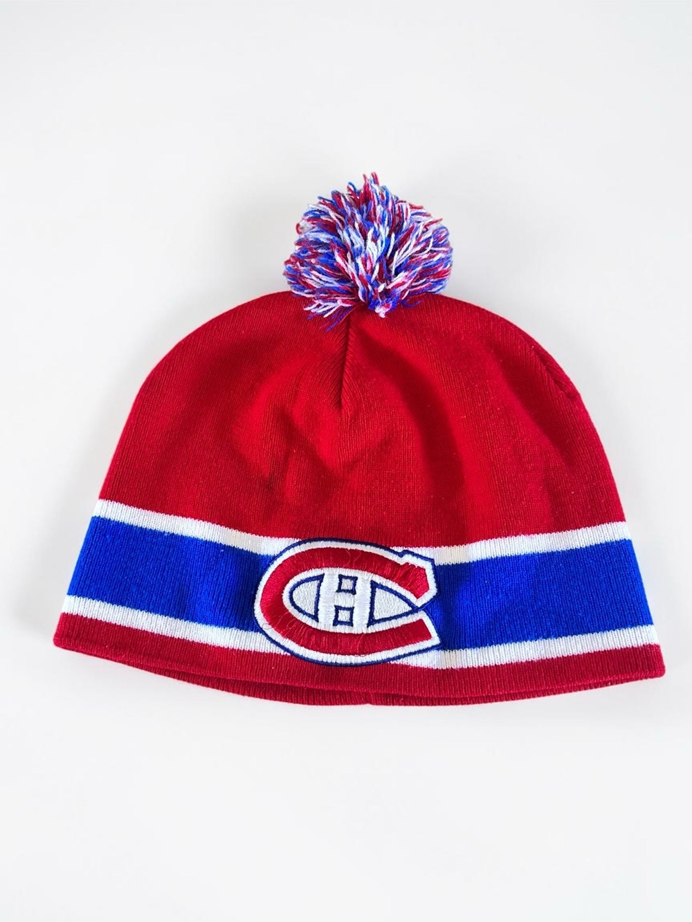 Montreal Canadiens Beanie Vintage Hockey Hat Pom Toque Gift Fan